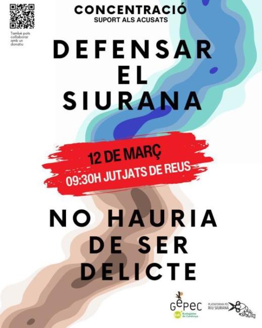 Judici per defensar el riu Siurana