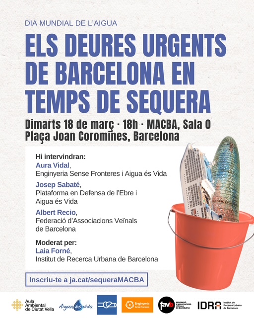 Dia Mundial de l'Aigua a Barcelona