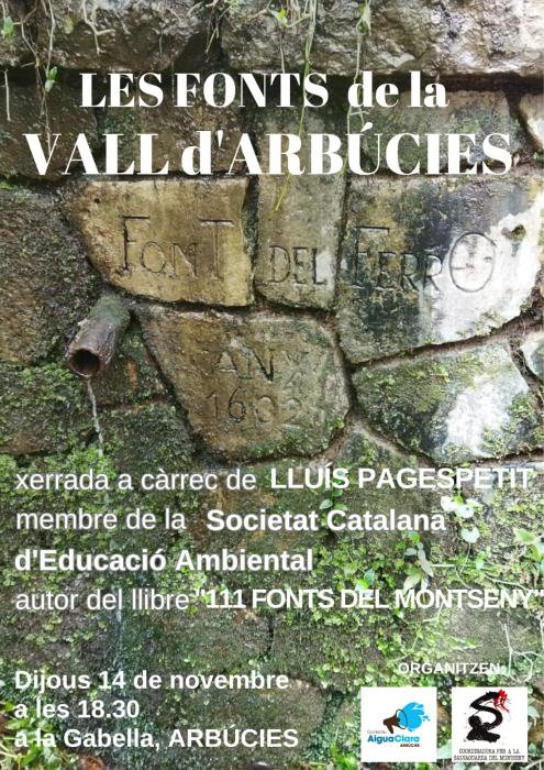 Les fonts de la vall d'Arbúcies