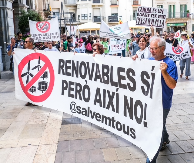 Manifestació a Igualada el dissabte 15 de juliol