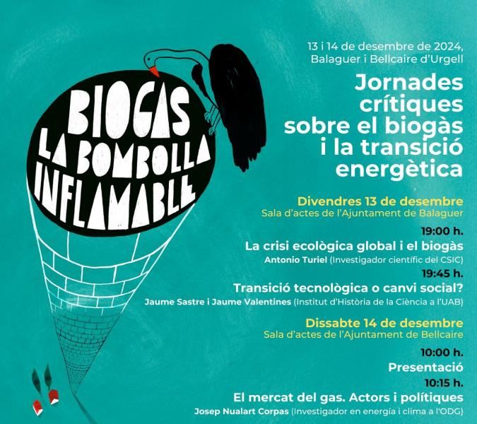 Biogàs, la bombolla imflamable