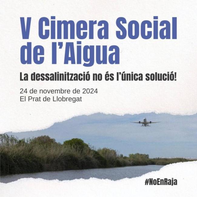 Cartell de la V Cimera Social de l'Aigua